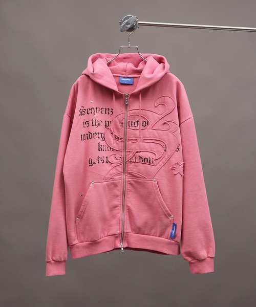 SEQUENZ/シークエンズ】Blackletter ZIP P/K（パーカー）｜SEQUENZ