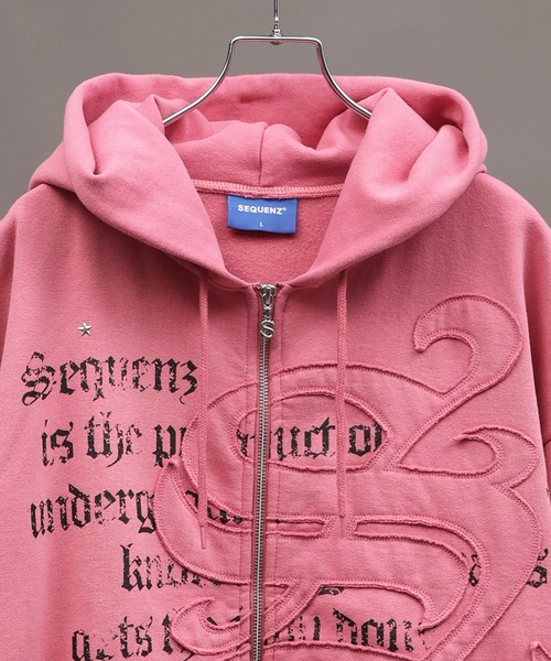 SEQUENZ/シークエンズ】Blackletter ZIP P/K（パーカー）｜SEQUENZ