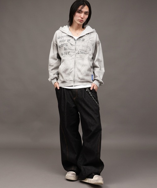 SEQUENZ/シークエンズ】Blackletter ZIP P/K（パーカー）｜SEQUENZ