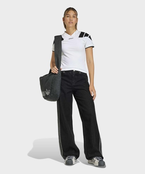 adidas(アディダス)の「ファイヤーバード トラックパンツ デニム / アディダスオリジナルス adidas Originals(デニムパンツ・レディース・ブラック・32W 30L/31W 30L/30W 30L/29/30/28/30/27/30/26/30/25/30/24/30)」の14枚目の写真