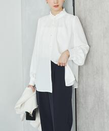 URBAN RESEARCH | ドビーストライプフリルブラウス(シャツ/ブラウス)