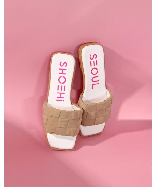 SHOEHI(シューハイ)の「モアナエンボスミュールサンダル S1119 (4カラー)(サンダル・レディース・スカイブルー/ブラック/イエロー/Beige・22.5cm/23cm/23.5cm/24.5cm/24cm)」の6枚目の写真