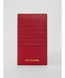 RUEDEUGENIE（リュデュージェニー）の「Red cowhide card wallet（札入れ/マネークリップ）」
