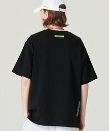 セミオーバーフィット無地半袖Tシャツ - ブラック
