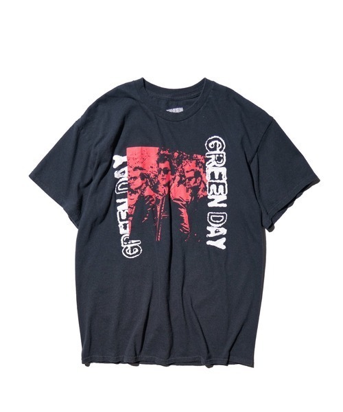 adonis green(アドニスグリーン)の「THRIFTY LOOK スリフティルック / THRIFTY"GREEN DAY"TEE(Tシャツ/カットソー・メンズ・ブラック・X-LARGE/LARGE)」の1枚目の写真
