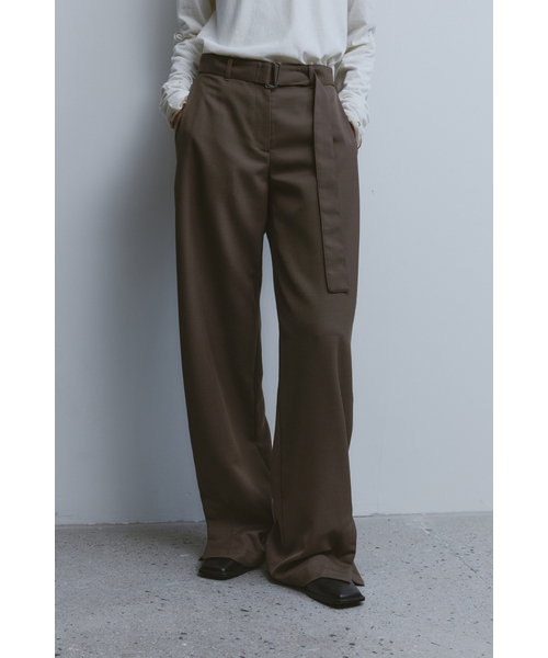 YOUTH(ユース)の「Button Detail Structured Pants-Brown(スラックス・レディース・その他・SMALL/MEDIUM)」の2枚目の写真