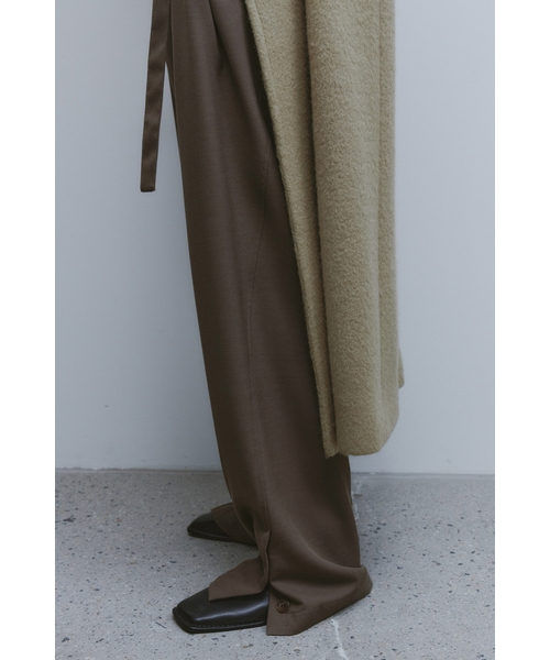 YOUTH(ユース)の「Button Detail Structured Pants-Brown(スラックス・レディース・その他・SMALL/MEDIUM)」の3枚目の写真