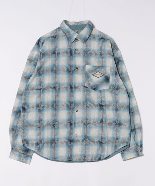 Kahiko(カヒコ)の「【Kahiko】SURF&Palms コールMEN'Sシャツ(シャツ/ブラウス・メンズ・ブルー/ベージュ/チャコール・FREE)」の7枚目の写真