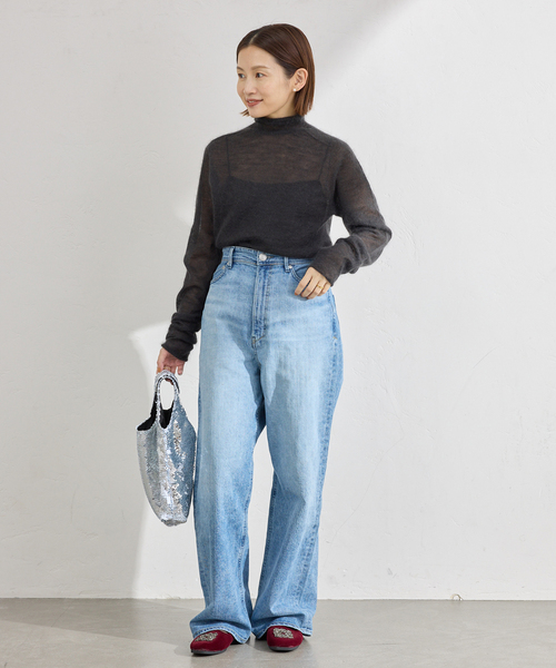 セール】《追加》SUPER Kid MIX モヘアシアープルオーバー（ニット