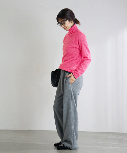 IENA（イエナ）の「《追加》SUPER Kid MIX モヘアシアープルオーバー（ニット/セーター・レディース・ホワイト/チャコールグレー/アイボリー/バーガンディー・FREE）」の18枚目の写真