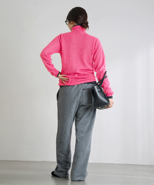 IENA（イエナ）の「《追加》SUPER Kid MIX モヘアシアープルオーバー（ニット/セーター・レディース・ホワイト/チャコールグレー/アイボリー/バーガンディー・FREE）」の17枚目の写真