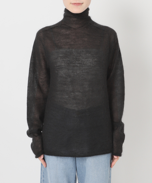 IENA（イエナ）の「《追加》SUPER Kid MIX モヘアシアープルオーバー（ニット/セーター・レディース・ホワイト/チャコールグレー/アイボリー/バーガンディー・FREE）」の16枚目の写真