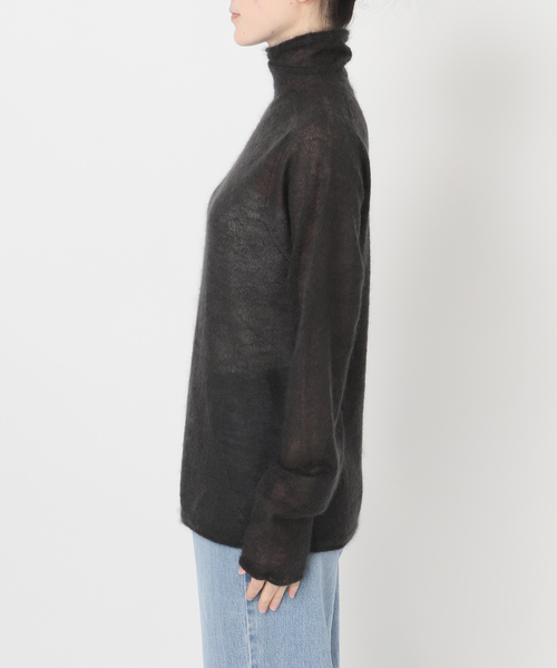 IENA（イエナ）の「《追加》SUPER Kid MIX モヘアシアープルオーバー（ニット/セーター・レディース・ホワイト/チャコールグレー/アイボリー/バーガンディー・FREE）」の15枚目の写真