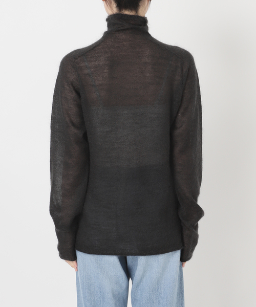 IENA（イエナ）の「《追加》SUPER Kid MIX モヘアシアープルオーバー（ニット/セーター・レディース・ホワイト/チャコールグレー/アイボリー/バーガンディー・FREE）」の14枚目の写真