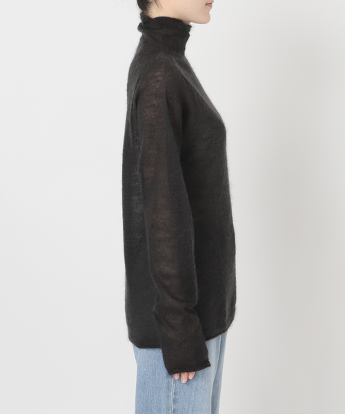 IENA（イエナ）の「《追加》SUPER Kid MIX モヘアシアープルオーバー（ニット/セーター・レディース・ホワイト/チャコールグレー/アイボリー/バーガンディー・FREE）」の13枚目の写真