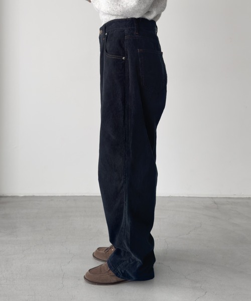 CANAL JEAN（キャナルジーン）の「choice_cnl　コーデュロイテーパードパンツ（その他パンツ・レディース・ネイビー・00/0/1/2）」の10枚目の写真