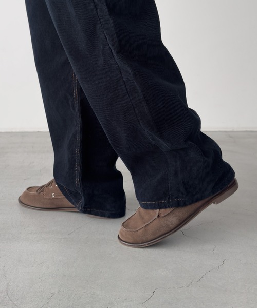 CANAL JEAN（キャナルジーン）の「choice_cnl　コーデュロイテーパードパンツ（その他パンツ・レディース・ネイビー・00/0/1/2）」の14枚目の写真