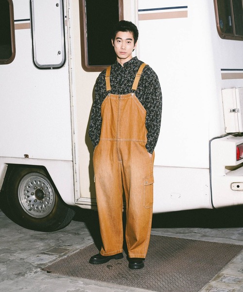 niko and...（ニコアンド）の「総柄プリントシャツ（シャツ/ブラウス・メンズ・イエロー/ブラック/ブラウン・LARGE/MEDIUM）」の10枚目の写真