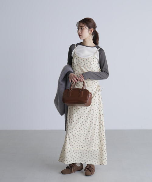 FREE'S MART(フリーズマート)の「◆小花柄ドロストキャミワンピース(ワンピース・レディース・ブラック系その他/ホワイト系その他・FREE)」の21枚目の写真