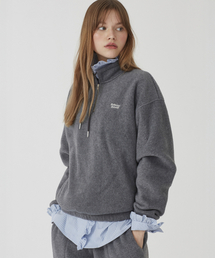 Between A and B（ビトウィーンエイアンドビー）の「ソフトクラウドフリースハーフジップスウェットシャツ[チャコール]（スウェット）」