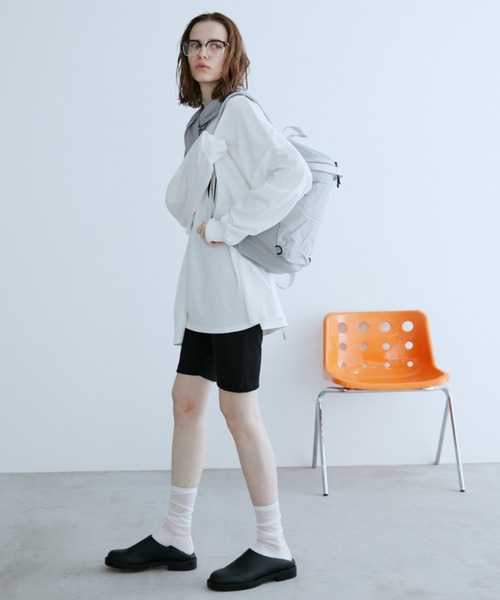 Auntie Rosa Holiday（アンティローザホリデー）の「リップストップシアーバックパック（バックパック/リュック・レディース・ブルー/ブラック/アイボリー・FREE）」の4枚目の写真