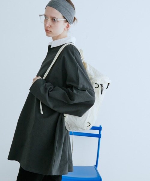 Auntie Rosa Holiday（アンティローザホリデー）の「リップストップシアーバックパック（バックパック/リュック・レディース・ブルー/ブラック/アイボリー・FREE）」の8枚目の写真