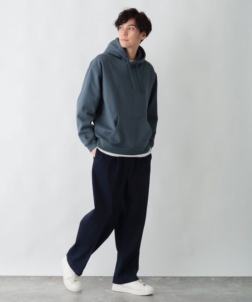 GLOBAL WORK(グローバルワーク)の「スゴラクストレッチワイドパンツ/601343(その他パンツ・メンズ・ダークネイビー/アイボリー/ブラック・SMALL/MEDIUM/LARGE/X-LARGE)」の19枚目の写真