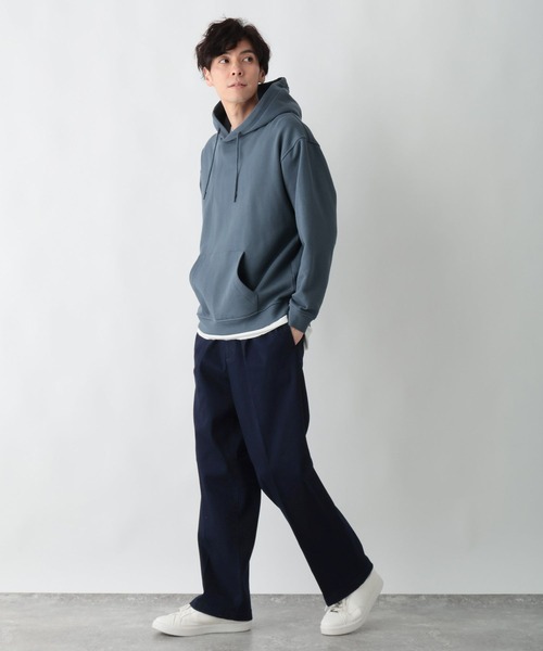 GLOBAL WORK(グローバルワーク)の「スゴラクストレッチワイドパンツ/601343(その他パンツ・メンズ・ダークネイビー/アイボリー/ブラック・SMALL/MEDIUM/LARGE/X-LARGE)」の20枚目の写真