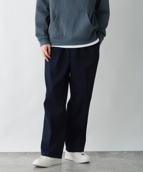 GLOBAL WORK(グローバルワーク)の「スゴラクストレッチワイドパンツ/601343(その他パンツ・メンズ・ダークネイビー/アイボリー/ブラック・SMALL/MEDIUM/LARGE/X-LARGE)」の21枚目の写真