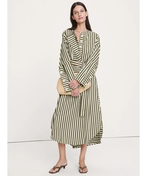 Banana Republic | コットン ポプリン ビッグボタン シャツドレス(ワンピース)