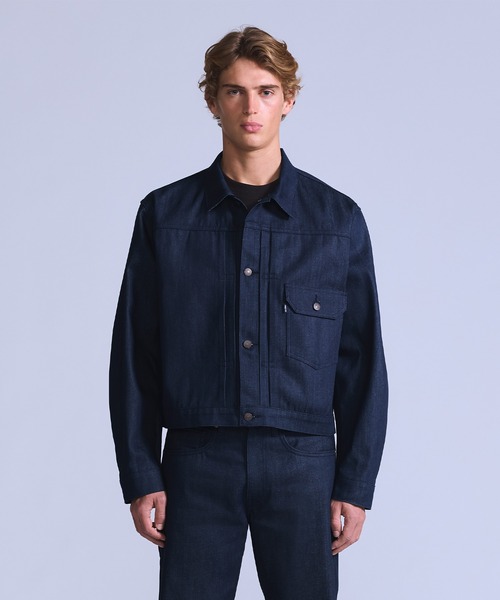 LEVI'S デニムジャケット Mサイズ ダークブルー Levi's（リーバイス） デニムジャケット M ダークインディゴブルー