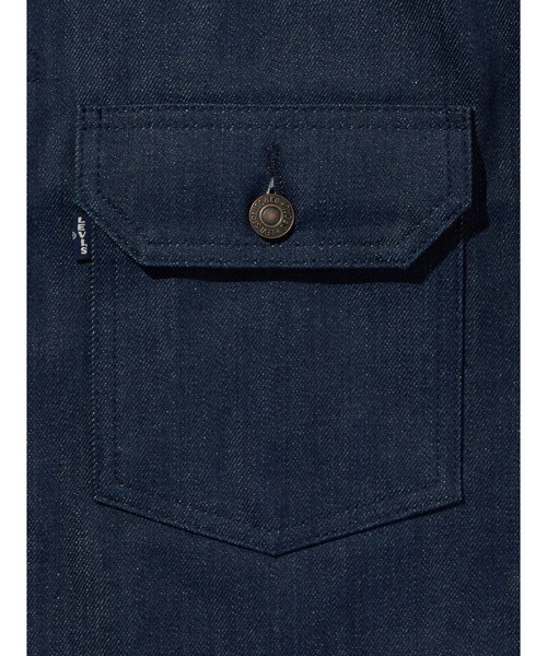 Levi's(リーバイス)の「Levi's/リーバイス BLUETAB(TM) TYPEⅠトラッカージャケット MADE IN JAPAN(デニムジャケット・メンズ・ダークインディゴブルー・S/M/L/XL)」の14枚目の写真