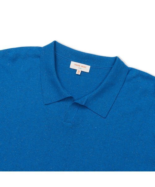 PRODESHIRT(プロデシャツ)の「ヴィンテージソフトリネンオープンカラーニット(アジュール)(ニット/セーター・メンズ・その他・M/L/XL)」の2枚目の写真