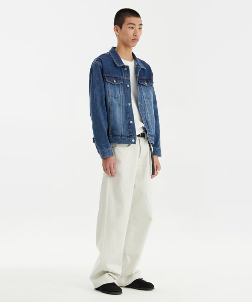 YOUTH(ユース)の「Denim Trucker Jacket - Medium Blue(デニムジャケット・メンズ・その他・S)」の3枚目の写真