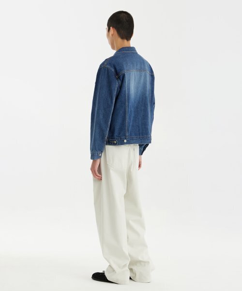 YOUTH(ユース)の「Denim Trucker Jacket - Medium Blue(デニムジャケット・メンズ・その他・S)」の5枚目の写真