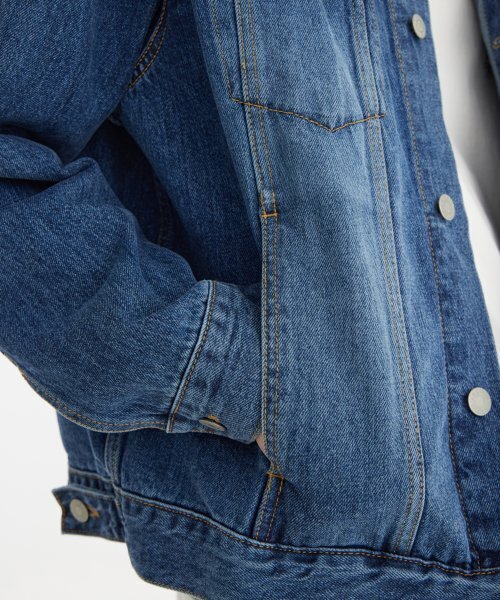 YOUTH(ユース)の「Denim Trucker Jacket - Medium Blue(デニムジャケット・メンズ・その他・S)」の8枚目の写真