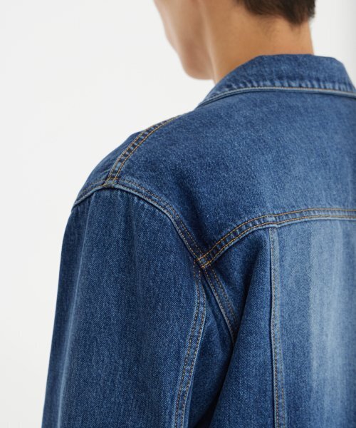YOUTH(ユース)の「Denim Trucker Jacket - Medium Blue(デニムジャケット・メンズ・その他・S)」の9枚目の写真