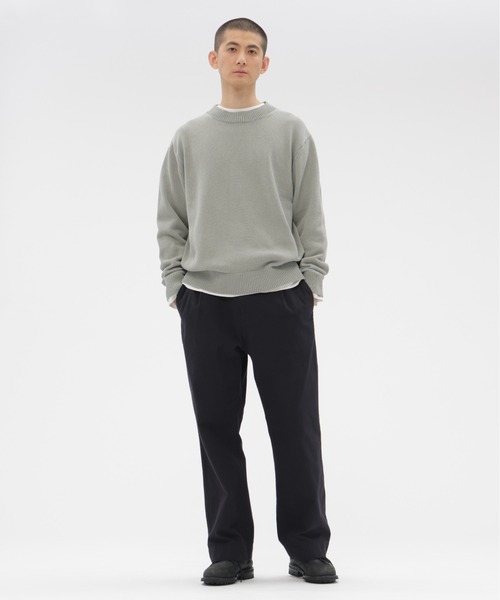 MHL.（エムエイチエル）の「SPORTS COTTON KNITWEAR（ニット/セーター・メンズ・グリーン系その他5/ブラウン系その他2・MEDIUM/LARGE）」の13枚目の写真