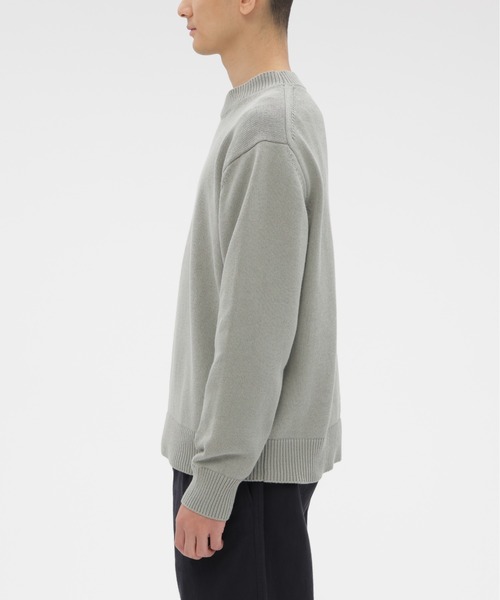 MHL.（エムエイチエル）の「SPORTS COTTON KNITWEAR（ニット/セーター・メンズ・グリーン系その他5/ブラウン系その他2・MEDIUM/LARGE）」の4枚目の写真