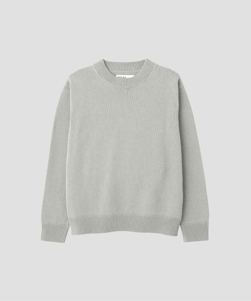 MHL.（エムエイチエル）の「SPORTS COTTON KNITWEAR（ニット/セーター・メンズ・グリーン系その他5/ブラウン系その他2・MEDIUM/LARGE）」の6枚目の写真