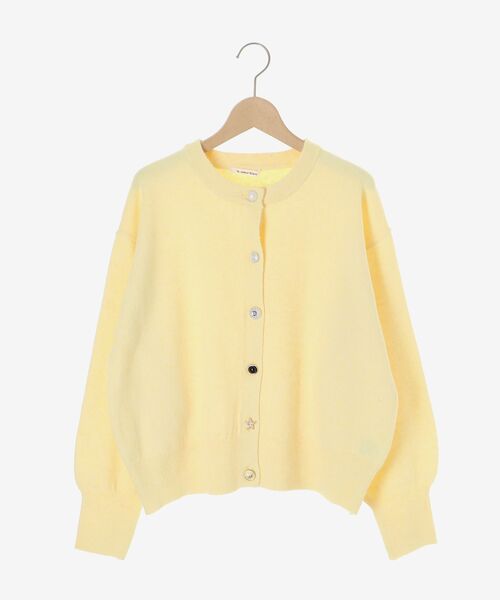 le.coeur blanc（ルクールブラン）の「ビジューボタンカーディガン（カーディガン/ボレロ・レディース・ライトグレー/ネイビー/レモンイエロー・38）」の17枚目の写真