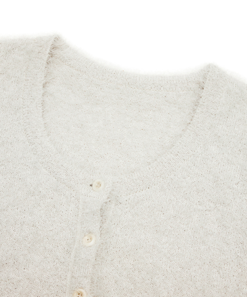 YOUTH(ユース)の「Scoop-Neck H/S Knit Cardigan - Light Grey(ニット/セーター・レディース・その他・S/M/L)」の11枚目の写真