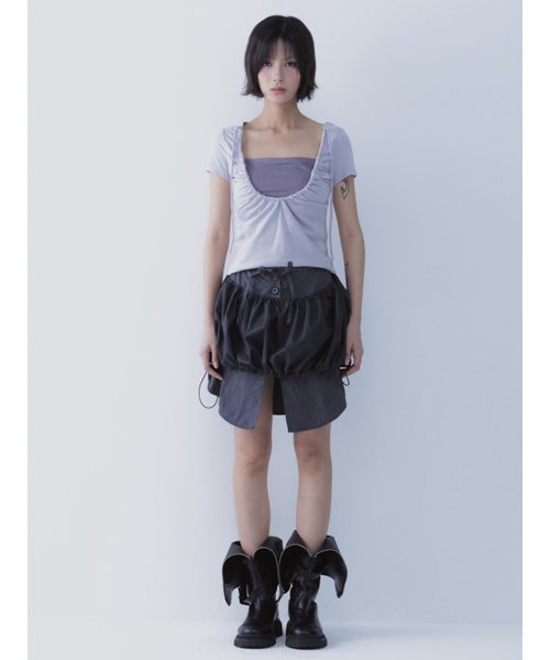 SETSETSET(セットセットセット)の「ルナ ベール フーディー Tシャツ ラベンダー(Tシャツ/カットソー・レディース・その他・ONE SIZE)」の4枚目の写真