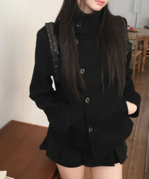 VIVID LADY（ビビッドレディー）の「スタンドネック ショート ピーコート（ピーコート）」