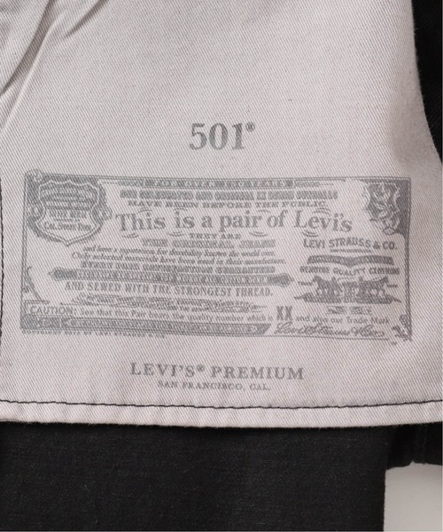 Levi's(リーバイス)の「LEVI’S(R)/リーバイス(R) 別注 BIG E 501(R) BLACK L28(デニムパンツ・メンズ・ブラック・28/29/30/31/32/33/34/36/38)」の14枚目の写真