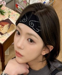 新品未使用 Yves Salomonイヴサロモン HEAD BAND セール】Yves Salomon Meteo HEAD BAND KNITTED REX RABBIT