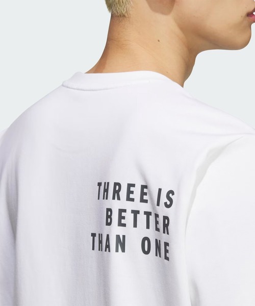 adidas(アディダス)の「adidas/アディダス 半袖 Tシャツ SB250(Tシャツ/カットソー・メンズ・ホワイト/ブラック/セージグリーン・3XL/2XL/M/XL/L)」の8枚目の写真
