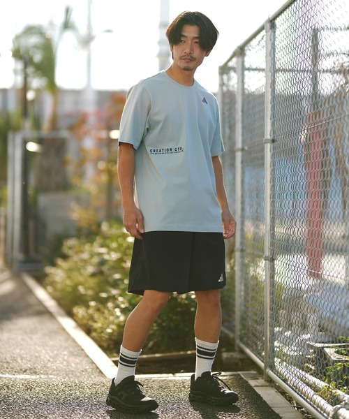 adidas(アディダス)の「adidas/アディダス 半袖 Tシャツ SB250(Tシャツ/カットソー・メンズ・ホワイト/ブラック/セージグリーン・3XL/2XL/M/XL/L)」の17枚目の写真