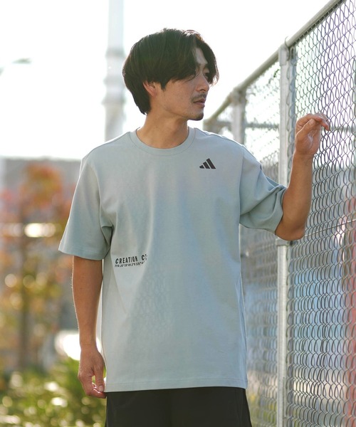 adidas(アディダス)の「adidas/アディダス 半袖 Tシャツ SB250(Tシャツ/カットソー・メンズ・ホワイト/ブラック/セージグリーン・3XL/2XL/M/XL/L)」の19枚目の写真