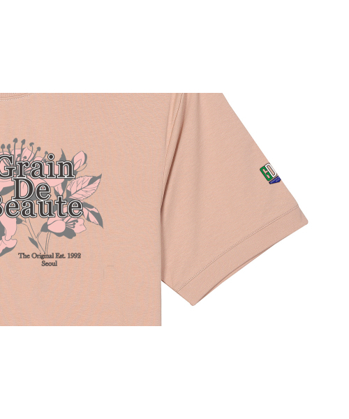 GRAIN DE BEAUTE（グランデボーテ）の「SIGNATURE T-SHIRT 03 [INDY PINK]（Tシャツ/カットソー・レディース・ピンク・S/M/L/XL）」の5枚目の写真